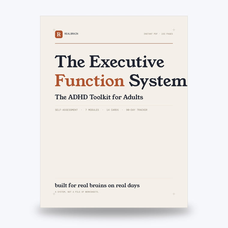 The Executive Function System — ADHD Toolkit for Adults