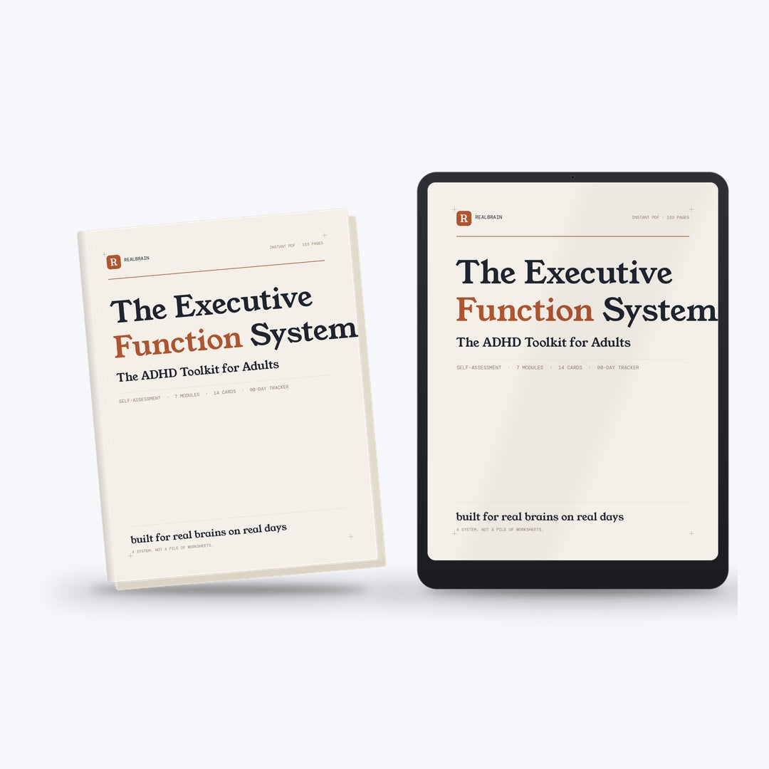 The Executive Function System — ADHD Toolkit for Adults
