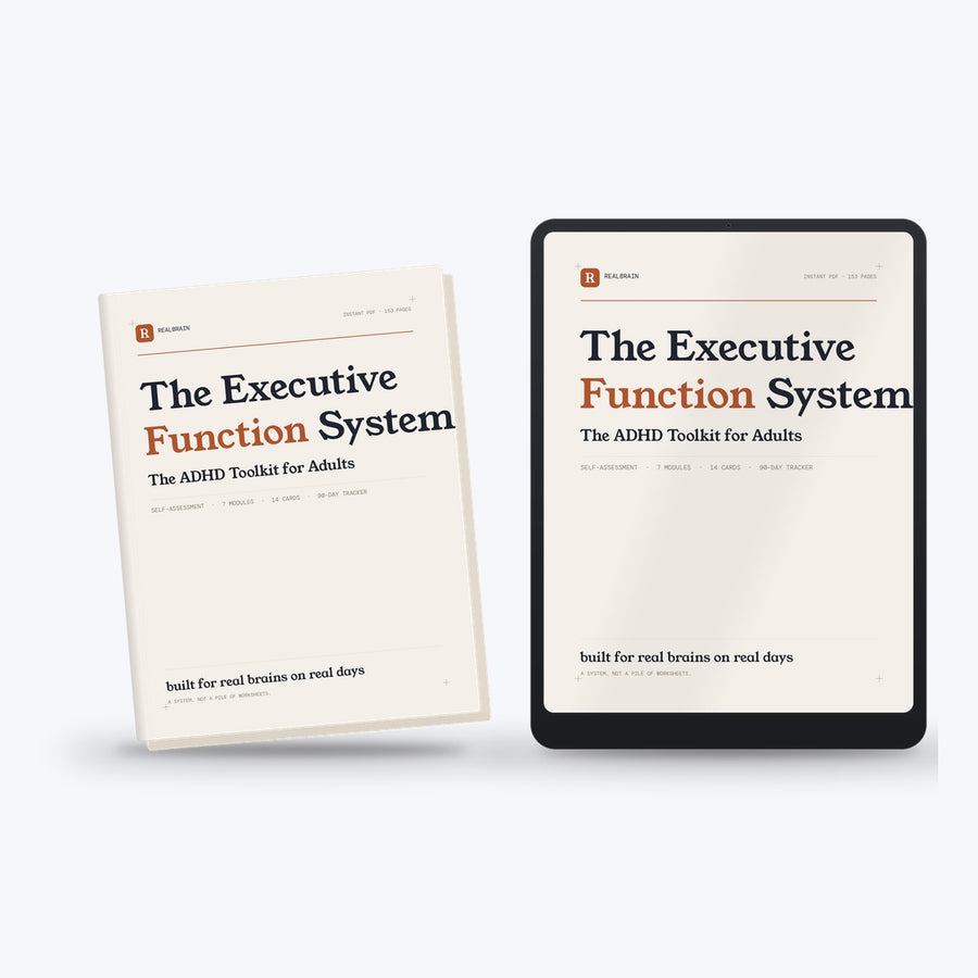 The Executive Function System — ADHD Toolkit for Adults