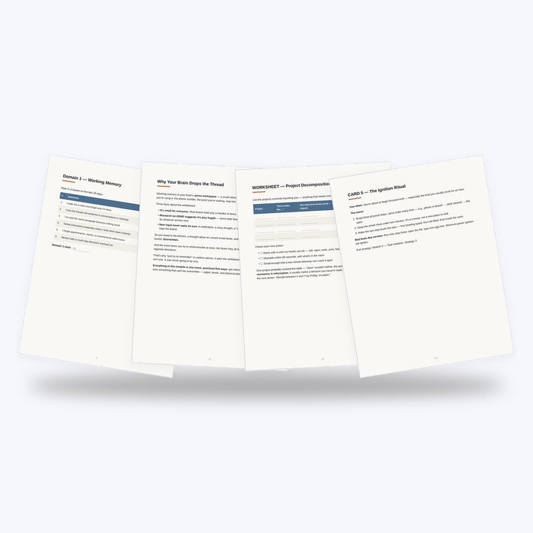 The Executive Function System — ADHD Toolkit for Adults