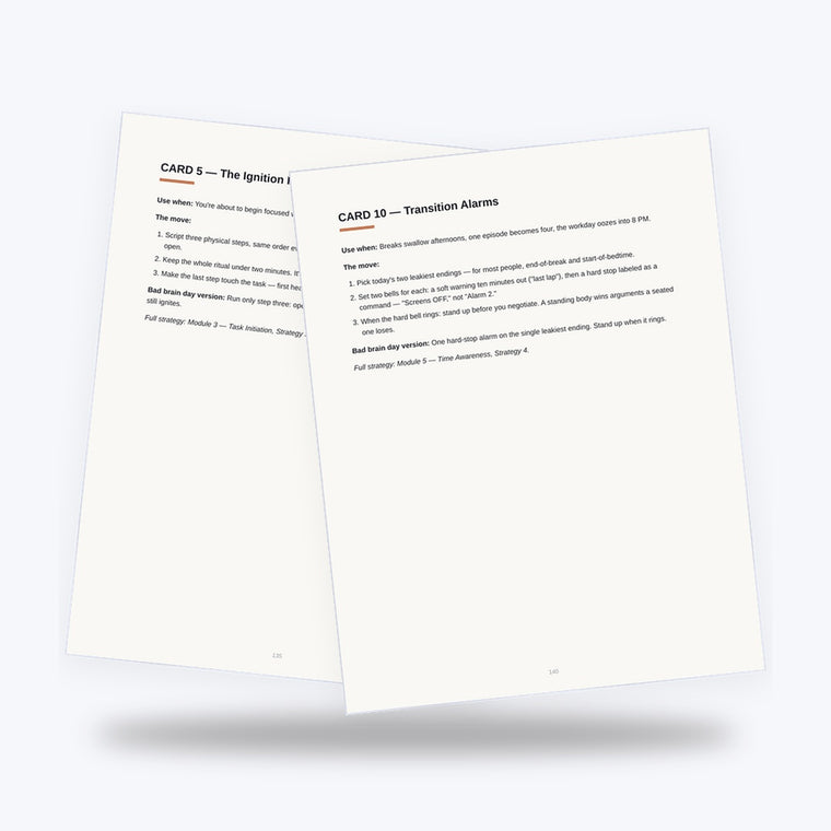 The Executive Function System — ADHD Toolkit for Adults